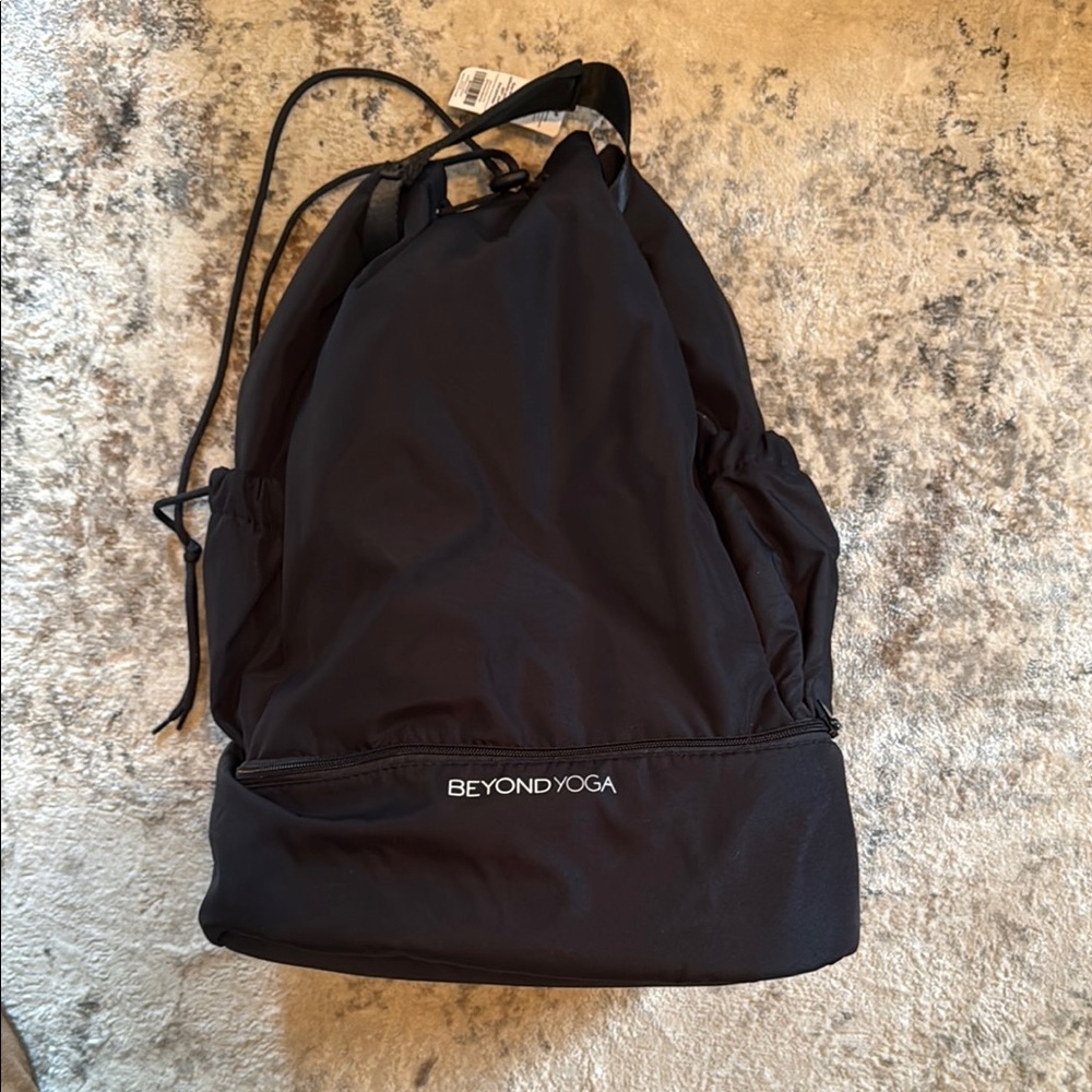 Beyond Yoga Black Convertible Gym Bag